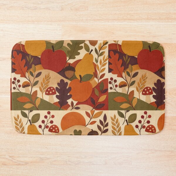 Item preview, Layered Harvest – Autumn Paper Cut Botanical Collage designed and sold by astersgraphics.