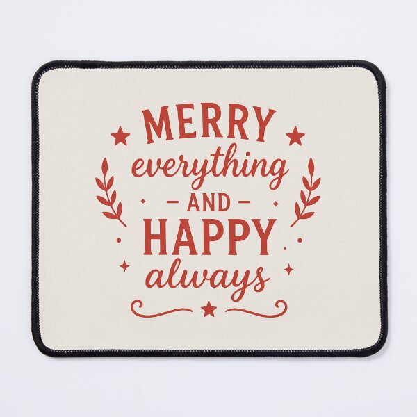Item preview, Merry Everything and Happy Always – Festive Holiday Art designed and sold by Tklezardesigns.