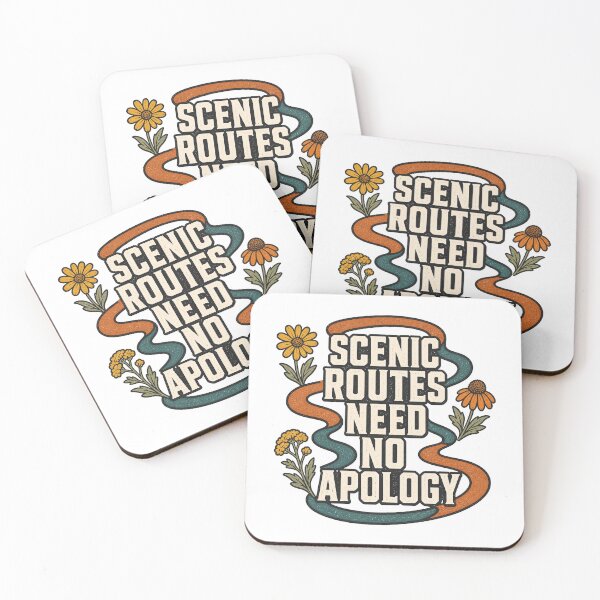 Item preview, Scenic Routes Need No Apology designed and sold by aihrgdesign.
