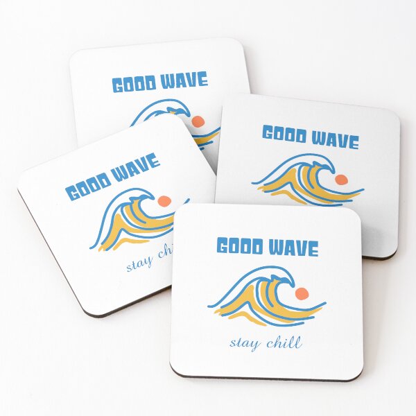 Item preview, Good Wave Stay Chill Retro Surf designed and sold by NUSA NIPA.