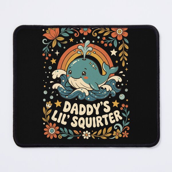 Item preview, Daddy's Lil' Squirter Fatherhood Baby Ocean Whale Dad Gift designed and sold by w66aboo.