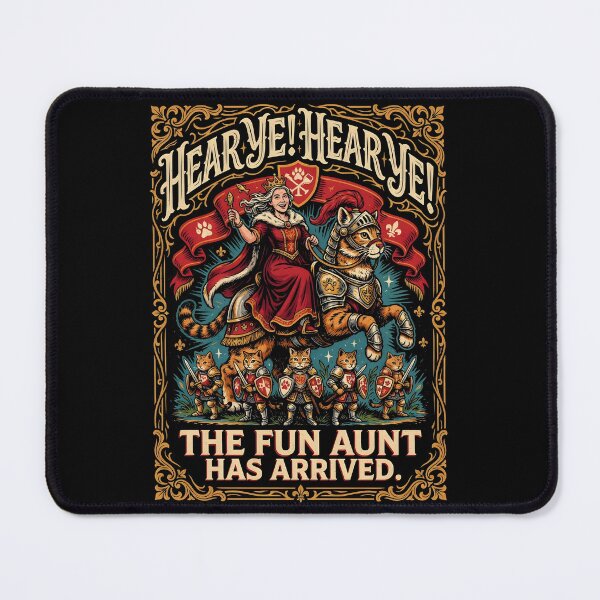 Item preview, Hear Ye Hear Ye The Fun Aunt Has Arrived Funny Knight designed and sold by Redgiant87x.