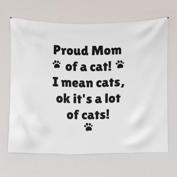 Item preview, Proud Mom Of Cats designed and sold by MJ3in1.