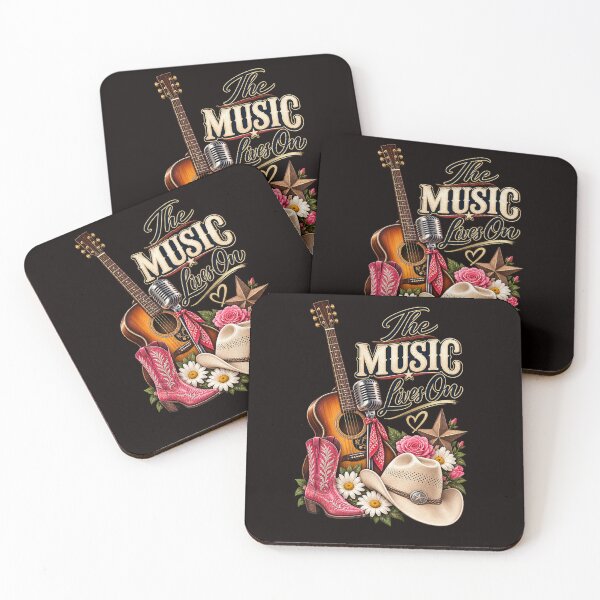 Item preview, The Music Lives On – Timeless Country Music Spirit designed and sold by Tadeusz1.