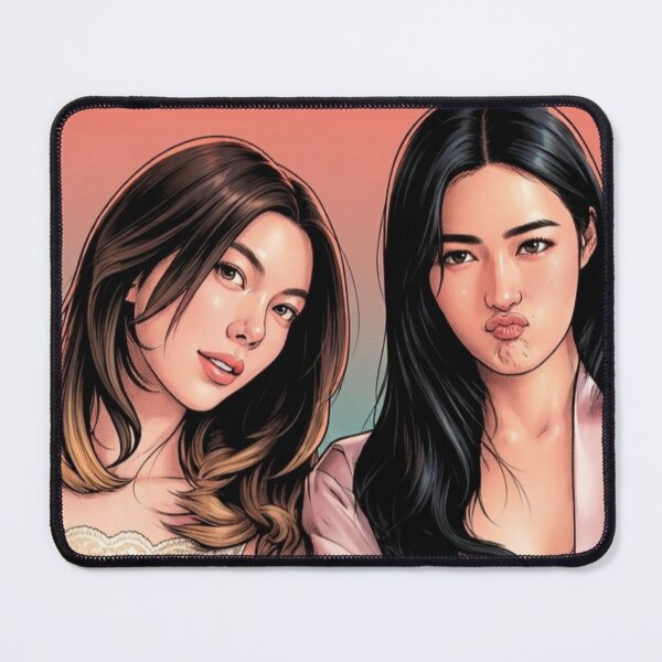 Item preview, LO Pouting Actress Thai GL Lgbtq+ Comic Book Art Home Wall Decor Print Poster Pride TV Series Movie Music designed and sold by Mind Space.