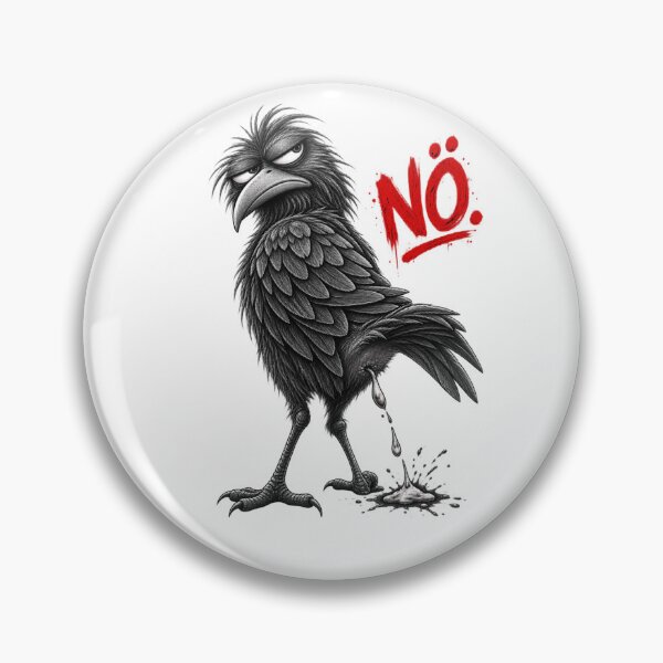 Item preview, Lower Austria – Annoyed Raven | Dark Humor & German Saying designed and sold by UnglaublichGut.
