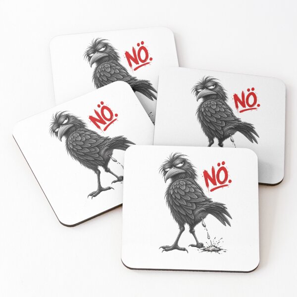 Item preview, Lower Austria – Annoyed Raven | Dark Humor & German Saying designed and sold by UnglaublichGut.