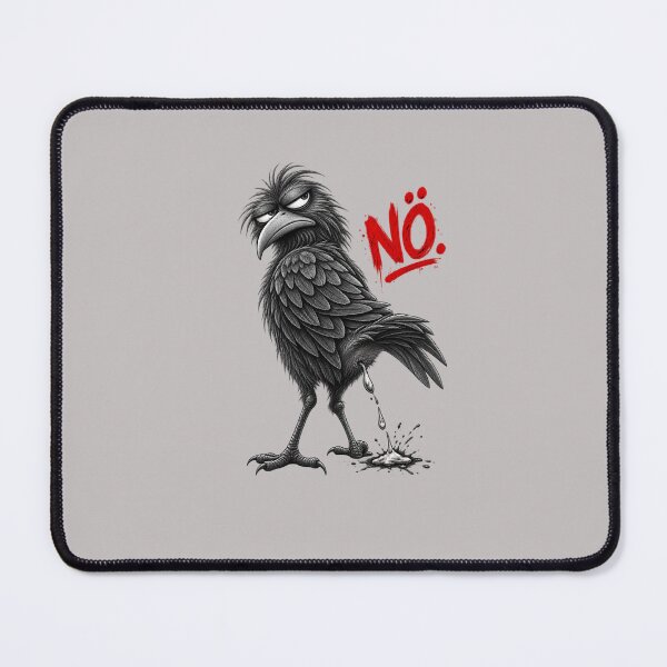 Item preview, Lower Austria – Annoyed Raven | Dark Humor & German Saying designed and sold by UnglaublichGut.
