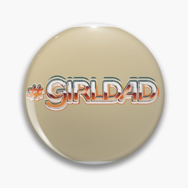 Item preview, Retro Vintage GirlDad Hashtag Father's Day designed and sold by lht6474.