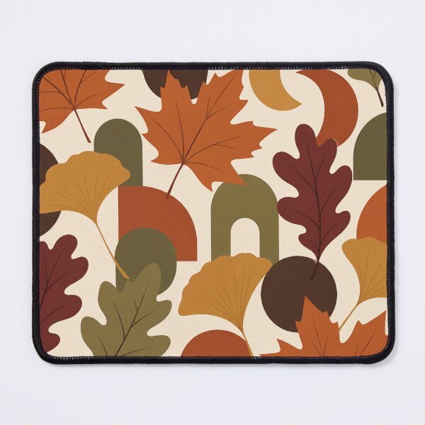 Item preview, Falling Forms – Modern Abstract Autumn Leaf Pattern designed and sold by astersgraphics.