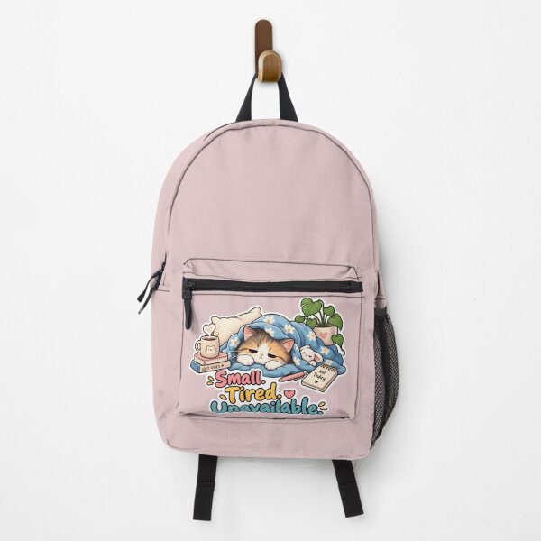 Item preview, Small Tired Unavailable – Funny Sleepy Cat designed and sold by Sasas Design.