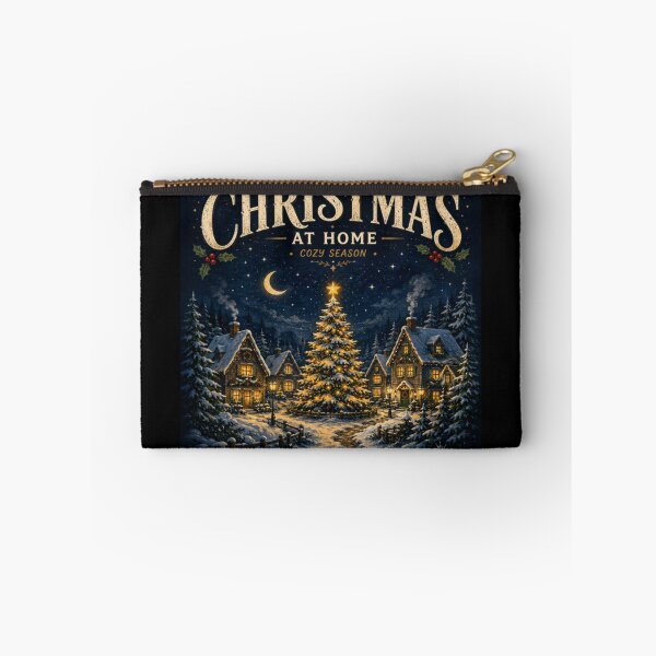 Item preview, Cozy Christmas At Home Snowy Village Vintage Holiday Christmas designed and sold by TulipsArtDesigns .