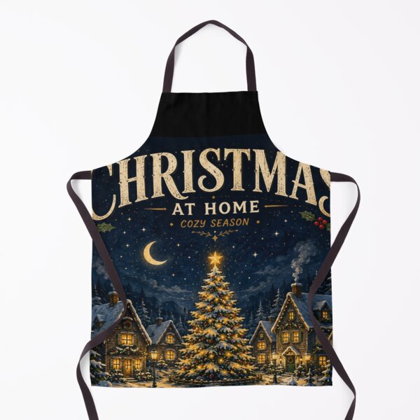 Item preview, Cozy Christmas At Home Snowy Village Vintage Holiday Christmas designed and sold by TulipsArtDesigns .