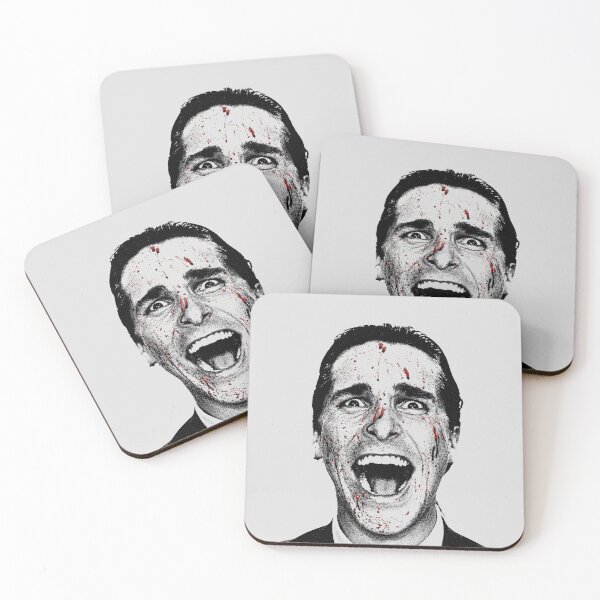 Item preview, Patrick Bateman face designed and sold by ChimyandFunky.
