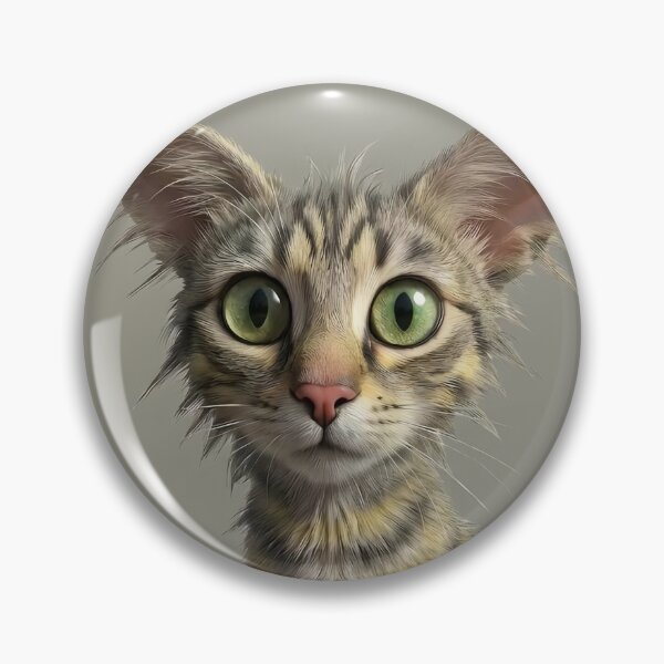 Item preview, Stripy cat  designed and sold by Jonsmartdesigns.