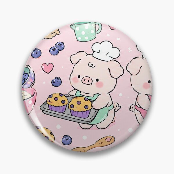 Item preview, Piggy Blueberry Muffin Pattern designed and sold by Soft Berry Studio.