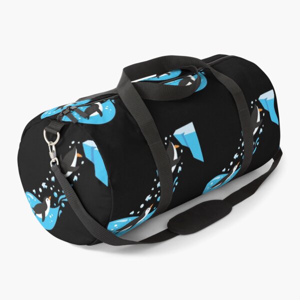 Item preview, Playful Penguins Diving Ice Water Vector Illustration designed and sold by ZUMERI.