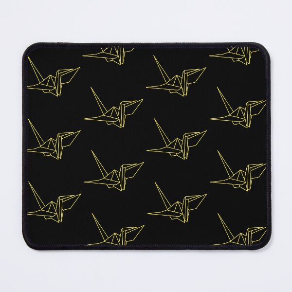Item preview, Yellow Origami Crane Line Drawing designed and sold by SarahJisri.