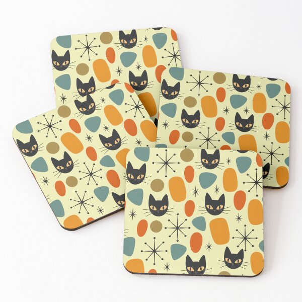 Artikelvorschau, Mid-Century Modern Katze entworfen und verkauft von cbfineart.
