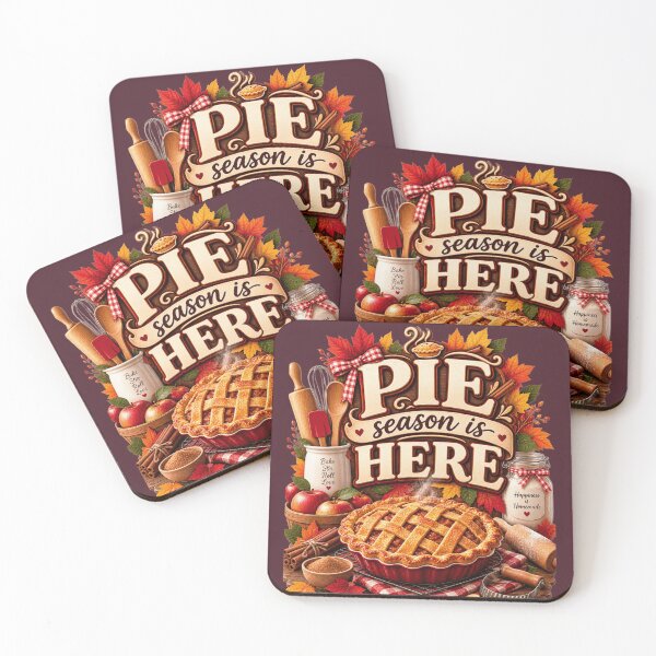 Item preview, Pie Season Is Here – Cozy Autumn Baking Design designed and sold by astersgraphics.