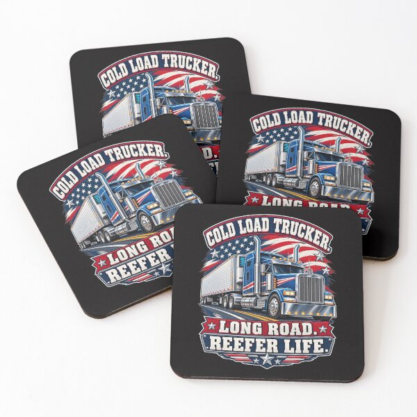 Item preview, Cold Load Trucker – Reefer Life for US Truckers and Long-Haul Drivers designed and sold by Zerberus71.