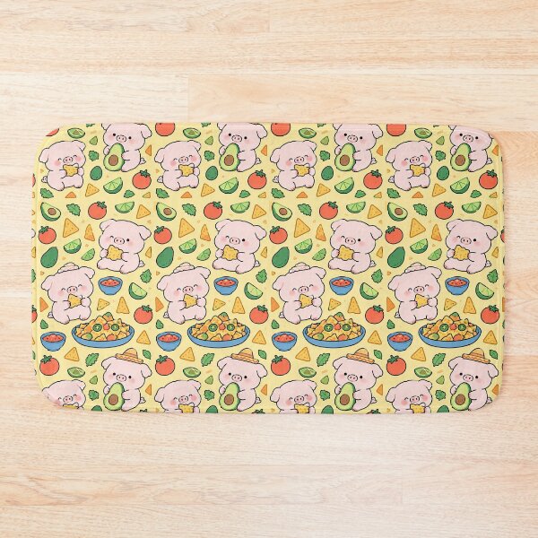 Item preview, Piggy Nacho Party Pattern designed and sold by Soft Berry Studio.