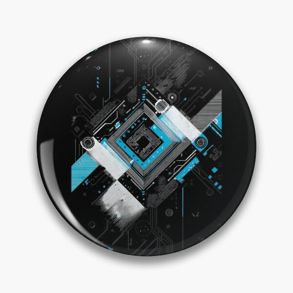 Item preview, Cyberpunk Circuit Board – Futuristic Tech & Glitch Streetwear Design designed and sold by GeoBeast.