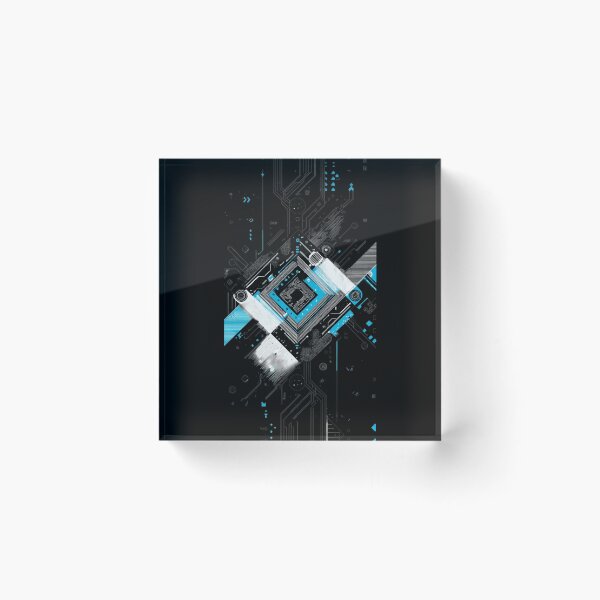 Item preview, Cyberpunk Circuit Board – Futuristic Tech & Glitch Streetwear Design designed and sold by GeoBeast.