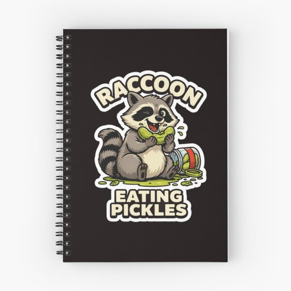 Item preview, Raccoon Eating Pickles Funny Cute Meme Mascot designed and sold by Malaryk.