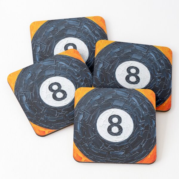 Item preview, 8 Ball Painting Vintage Pop Art Streetwear designed and sold by billiards TRININIT.