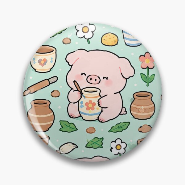 Item preview, Piggy Little Potter Pattern designed and sold by Soft Berry Studio.