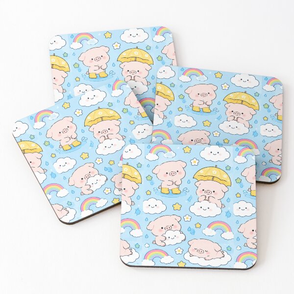 Item preview, Piggy Cloudy Day Pattern designed and sold by Soft Berry Studio.