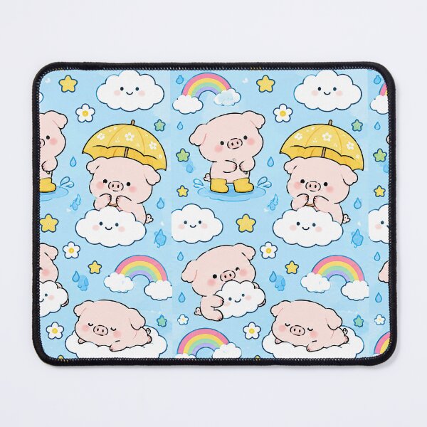 Item preview, Piggy Cloudy Day Pattern designed and sold by Soft Berry Studio.