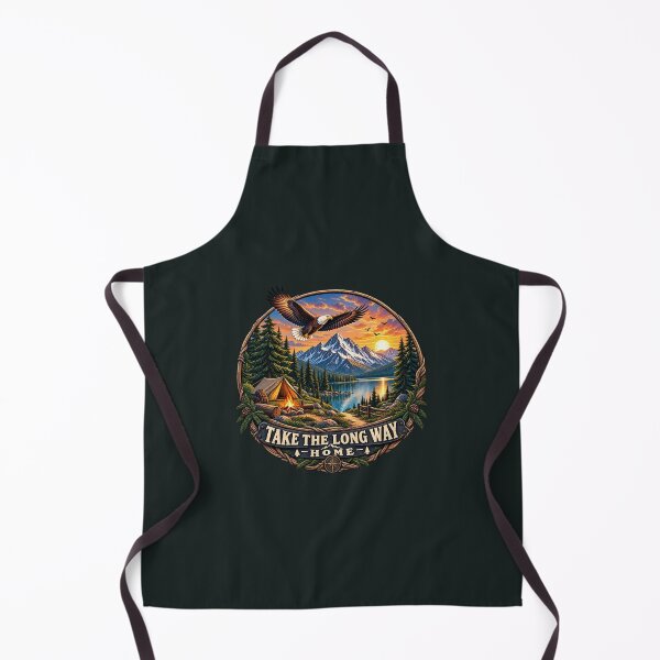 Item preview, Take The Long Way Home Camping Hiking Adventure designed and sold by Pransis_Diginer_26.