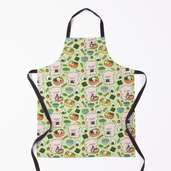 Item preview, Piggy Onigiri Lunch Pattern designed and sold by Soft Berry Studio.