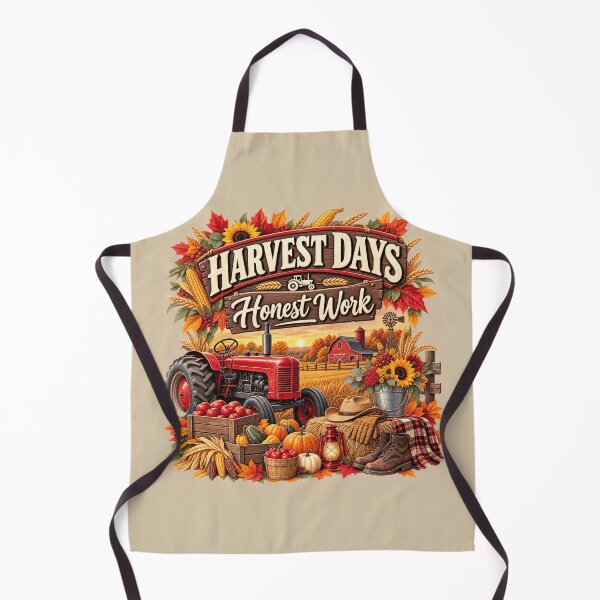 Item preview, Harvest Days Honest Work – Autumn Farmer Agriculture Design designed and sold by astersgraphics.