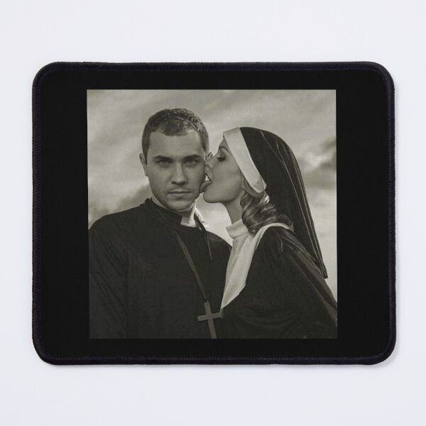 Item preview, Mexico City Saints Religious Humor Naughty Nun and Priest  designed and sold by santo ✝abú.