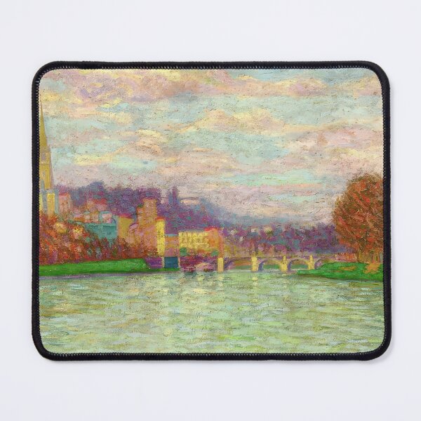 Item preview, Auguste Herbin - After the rain at la Roche Guyon - Impressionism By Auguste Herbin designed and sold by LILLIANSTRANGEy.