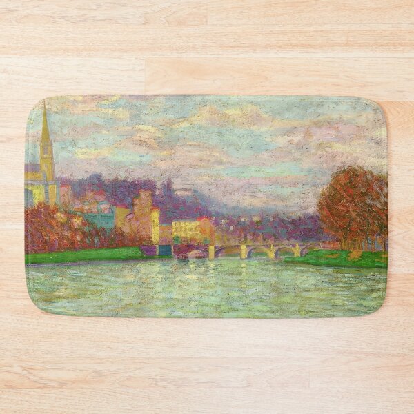Item preview, Auguste Herbin - After the rain at la Roche Guyon - Impressionism By Auguste Herbin designed and sold by LILLIANSTRANGEy.