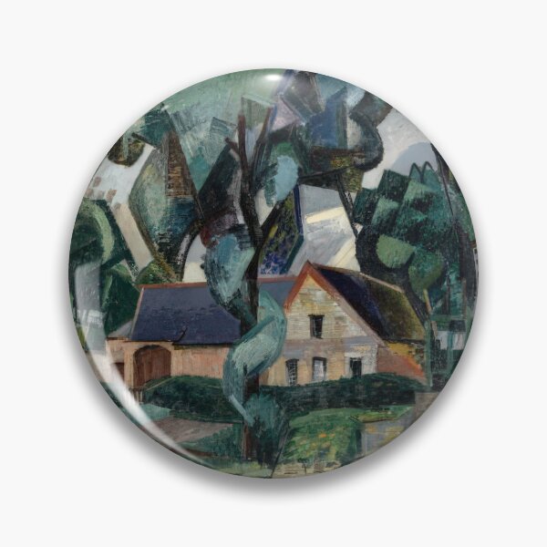 Item preview, Auguste Herbin - Bridge over the Oise to Vadencourt - Cubism By Auguste Herbin designed and sold by LILLIANSTRANGEy.