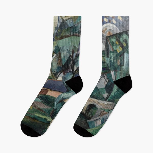 Item preview, Auguste Herbin - Bridge over the Oise to Vadencourt - Cubism By Auguste Herbin designed and sold by LILLIANSTRANGEy.