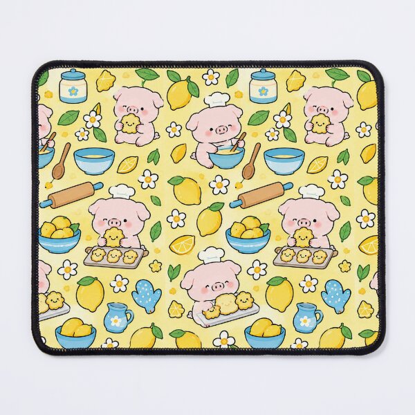 Item preview, Piggy Lemon Cookie Pattern designed and sold by Soft Berry Studio.