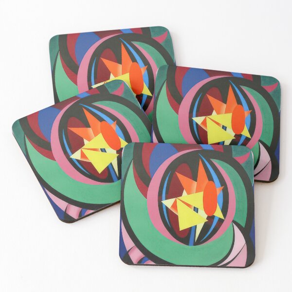 Item preview, Auguste Herbin - Combat Clair-Obscur - Abstract Art By Auguste Herbin designed and sold by LILLIANSTRANGEy.