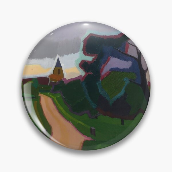 Item preview, Auguste Herbin - Church at Orgeruse - Fauvism By Auguste Herbin designed and sold by LILLIANSTRANGEy.