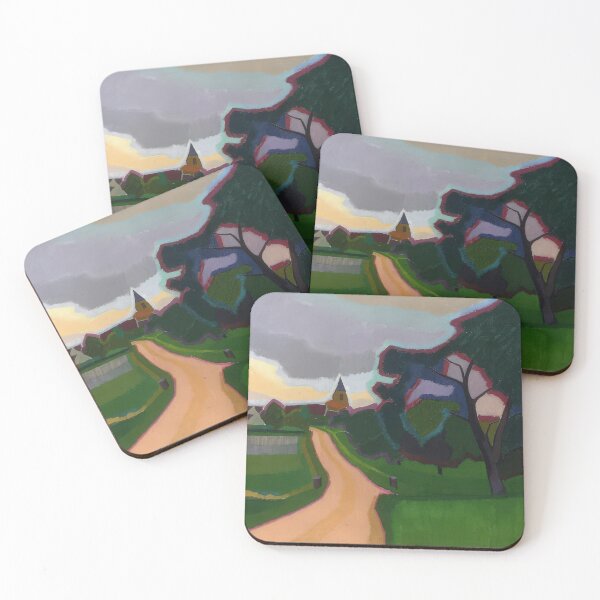 Item preview, Auguste Herbin - Church at Orgeruse - Fauvism By Auguste Herbin designed and sold by LILLIANSTRANGEy.
