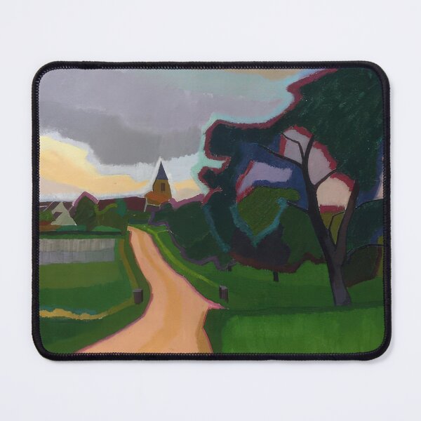 Item preview, Auguste Herbin - Church at Orgeruse - Fauvism By Auguste Herbin designed and sold by LILLIANSTRANGEy.