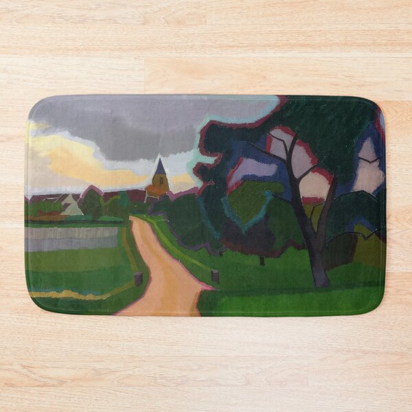Item preview, Auguste Herbin - Church at Orgeruse - Fauvism By Auguste Herbin designed and sold by LILLIANSTRANGEy.