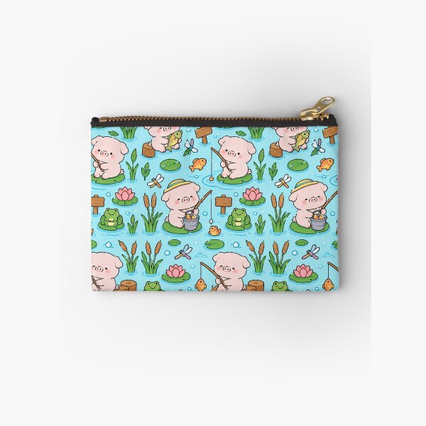 Item preview, Piggy Fishing Pond Pattern designed and sold by Soft Berry Studio.