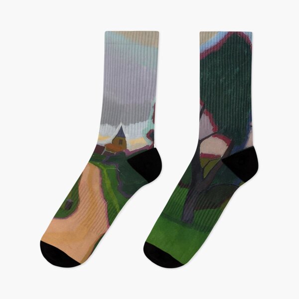 Item preview, Auguste Herbin - Church at Orgeruse - Fauvism By Auguste Herbin designed and sold by LILLIANSTRANGEy.