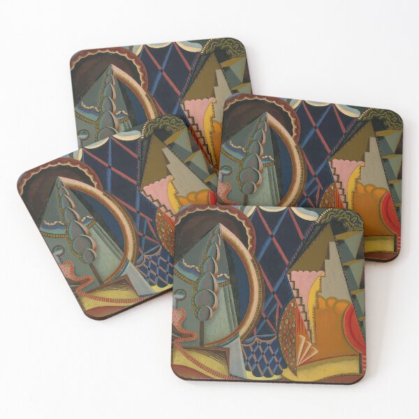 Item preview, Auguste Herbin - Composition, Landscape at Ceret - Cubism By Auguste Herbin designed and sold by LILLIANSTRANGEy.